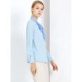 thumbnail image 4 of INSPIRE CHIC Blouse Chemise à Manches Longues de Travail pour Femmes à Col Noué Boutonnée, 4 of 4
