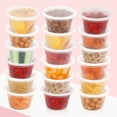 thumbnail image 3 of enjoywould 20 Pcs Food Storage Box with Airtight Lid Round Clear Food Grade BPA-Free Freezer Microwave Safe Meal Prep Deli Takeaway Food Packing Container, 3 of 8