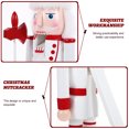 thumbnail image 4 of Christmas Nutcracker Decoration Wooden Nutcracker Figure Tabletop Cartoon Nutcracker Ornament, 4 of 8