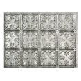 thumbnail image 3 of Fasade Traditional Style 10 Vinyl Backsplash Kit 15 sq ft Crosshatch Silver, 3 of 6