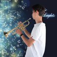 thumbnail image 2 of Hilitand Professional Trumpet Trumpet Correct Pitch Musical Instruments For Trumpet Music Lover Party, 2 of 8