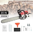 thumbnail image 2 of 1 Set Gas Chain Saw High Power Multifunction 58 Cubic Centimeter Rust Resistant Wood Chainsaw for Wood Cutting, 2 of 8