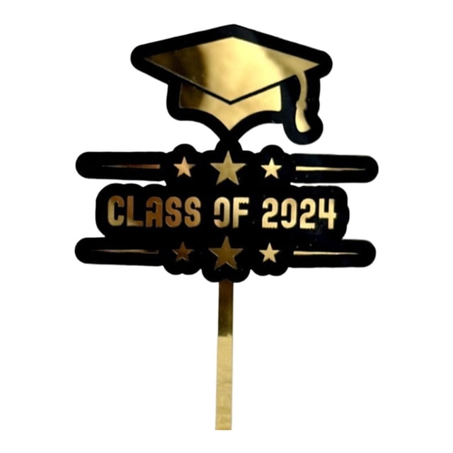 Kitchen Cake Inserts 2025 Graduation Season Acrylic Cake Card Happy Graduation Cake Decoration Party Supplies, Kitchen Cake inserts