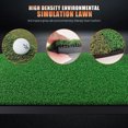 thumbnail image 4 of 5 Styles Mini Practice Durable PP Grass Pad Backyard Exercise New Golf Hitting Mat Indoor Outdoor Golf Training Aids Drop Ship Short Grass, 4 of 5