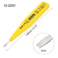 thumbnail image 2 of Unique Bargains Contact Digital Voltage Tester, AC/DC LCD Electric Test Pen Circuit Detector 12-220V 3pcs, 2 of 4