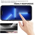 thumbnail image 3 of  iPhone 12 Screen Protector Tempered Glass Shatterproof Full Coverage Tempered Glass Shield with Enhanced Edge, 3 of 5