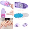 thumbnail image 1 of HHBEAUTY Nail Stamper, Nail Printing Machine, Nail Art Stamper, Art Diy Pattern Stamper Printer For Manicure Tools Stamping Kit with 6Pcs Stainless Steel Printed Templates, 1 of 9