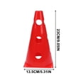 thumbnail image 1 of Ice Cream Cones,23Cm Bucket Football Basketball Training Ice Cream Taper with Hole Multifunctional Obstacle 9 Inches,Ice Cream Cone, 1 of 4