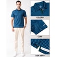 thumbnail image 4 of Polos de Golf pour Hommes à Manches Courtes, Évacuation de l'Humidité, Coupe Sèche, Motifs Imprimés, Polo de Performance à Col, Polos de Golf pour Hommes, 4 of 6