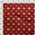 thumbnail image 2 of oneOone Georgette Viscose Maroon Fabric Food Craft Projects Decor Fabric Printed By The Yard 42 Inch Wide, 2 of 3