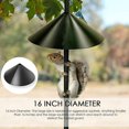 thumbnail image 1 of 16Inch Outdoor Hanging Squirrel Flapper Durable Plastic Squirrel Guard Baffle with Hook Wrap Around Squirrel Baffle Proof for Bird Feeders Poles and Bird House, 1 of 7