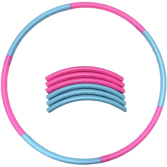 DAMAIE Cerceau pour Enfants en Plastique Détachable de Massage Cerceau de Sport Cerceau de Mise en Forme