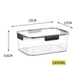 thumbnail image 1 of XZNGL Fruit Storage Containers for Fridge Fridge Fruit Storage Containers Transparent Rectangular Preservation Box Refrigerator Storage Box Fruit Bento Box Transparent Sealed Preservation Box, 1 of 1