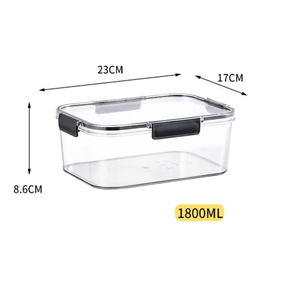 XZNGL Fruit Storage Containers for Fridge Fridge Fruit Storage Containers Transparent Rectangular Preservation Box Refrigerator Storage Box Fruit Bento Box Transparent Sealed Preservation Box