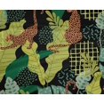 thumbnail image 4 of oneOone Polyester Lycra Olive Green Fabric Tropical Leaves & Leopard Craft Projects Decor Fabric Printed By The Yard 56 Inch Wide, 4 of 4