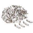 thumbnail image 3 of 60 Pcs Lots Broche en Métal Épingle Arrière Fabrication de Bijoux Apprêts 2 Trous, 3 of 8