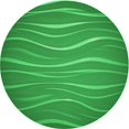 thumbnail image 1 of Ahgly Company Machine Washable Indoor Round Transitional Green Area Rugs, 3' Round, 1 of 7