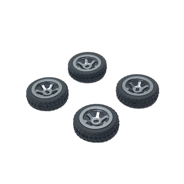 maskred 4pcs/set RC Car Wheel Rim Tire Modification Parts For 1/28 Wltoys K969 RC Car Vehicle Upgrade Wheel titanium 1Set