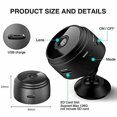 thumbnail image 3 of LEEYNEER 2 PCS Mini Wireless WiFi Cameras  Camera with Audio and Video Live Feed  with Cell Phone App Wireless Recording  1080P HD Hidden Spy Cameras with Night Vision  Tiny Cameras for I, 3 of 8