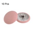 thumbnail image 3 of Unique Bargains 10pcs 28L Fabric Cloth Covered Button 18mm Round Metal Shank Sewing Buttons for Suits Dress Blouses, Pink, 3 of 5