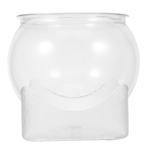 Raindrops Transparent Desktop Fish Tank with Large Capacity for Goldfish and Betta Aquarium