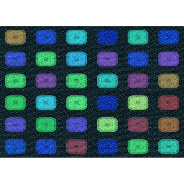 Ahgly Tapis Rectangulaire Lavable en Machine Intérieur Transitionnel Vert Cyan Foncé, 6 Pieds x 9 Pieds