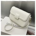 thumbnail image 1 of LinYooLi Pink Shoulder Bags for Women Soft Leather Crossbody Bag Simple Trend Handbag Ladys Classic Small Flap Messenger Bag, 1 of 6