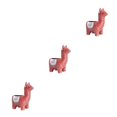thumbnail image 2 of Wweixi 1/2/3 Animal Shape Pots Durable Materials For In Garden For Small Spaces Eco-friendly Alpaca red 3PCS, 2 of 6