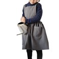 thumbnail image 4 of Faithtur Boys Girls Apron, Adjustable Apron Kitchen Baking Uniform with Pocket, 4 of 7
