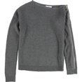 thumbnail image 1 of bar III Womens Zipper Sleeve Pullover Sweater, Grey, X-Small, 1 of 4