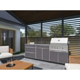 thumbnail image 3 of NewAge Products Outdoor Kitchen Aluminum 4 Piece Cabinet Set with Countertops, 3 of 13