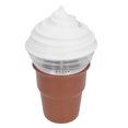 thumbnail image 1 of Electric Ice Cream Maker, 450ml Capacity Ice Cream Maker Brown ABS  for Homemade Gelato, 1 of 7