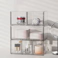 thumbnail image 4 of Transparent Stackable Storage Drawer Organizer With 44 Inch High Acrylic Container For Bathroom Cosmetics And Cabinet, 4 of 6