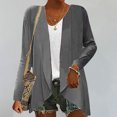 thumbnail image 1 of Tenues d'Automne Mignonnes pour Femmes Mode Cardigan Ample à Manches Longues Coloré Veste en Tricot Hauts Cardigans pour Femmes en Liquidation, 1 of 6