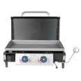 thumbnail image 1 of Razor Griddle GGT2131M Gril Portatif au Propane LP à 2 Brûleurs de 25 Pouces, Acier, 1 of 12