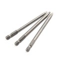 thumbnail image 3 of Bgsha 3pcs 100mm SQ1-SQ3 Square Head Electric Screwdriver Head Screw Driver Bits, 3 of 9