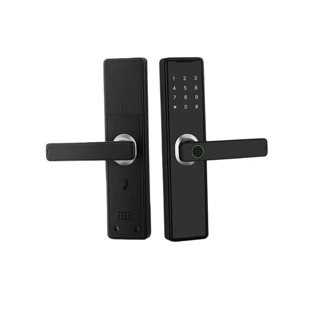 Clavier Tactile Bluetooth à Empreinte Digitale pour Appartement, Serrure de Porte Intelligente Sans Clé pour Porte d'Entrée, Serrure de Porte pour Porte d'Entrée, Maison Intelligente Intégrée
