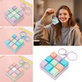 thumbnail image 4 of Keyboard Fidget Toy Keychain, 9-in-1 Keyboard Decompression Button Finger Clicker Stress Relief Fidget Toy Gift, 4 of 8