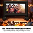 thumbnail image 3 of Costway 20FT Inflatable Movie Projector Screen Projection Outdoor Home Theater W/ Blower, 3 of 10