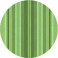thumbnail image 1 of Ahgly Tapis Rond Lavable en Machine Intérieur Transitionnel Vert Lime Foncé, 5 Pieds Rond, 1 of 7