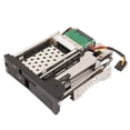 thumbnail image 3 of 2.5in 3.5in Internal HDD Enclosure, Trayless Design Trayless Hard Drive Enclosure Hot Swappable  Heat Dissipation Double Bay  For Desktop PCs, 3 of 8