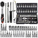 46 Dans 1 Kit d'outils Pcs & Tournevis & Ensemble de chaussettes , ensemble de chaussettes de précision, puissance & Kit d'outils à main, compact, pour voiture, vélo, ordinateur portable, réparation électronique