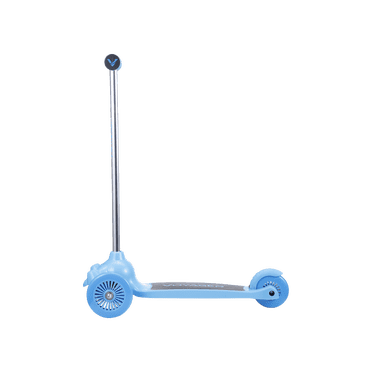 Voyager trottinette pour enfants à 3 roues à direction par inclinaison, roues lumineuses, bleu, 3 ans et plus