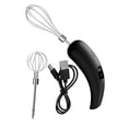 thumbnail image 4 of veasfak Cordless Hand Mixer Compact Electric Egg Beater for Kitchen Baking Cake Shop Black, 4 of 9
