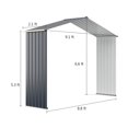 thumbnail image 3 of Costway Trousse d'Extension pour Remise de Rangement Extérieure pour Largeur de Remise de 9,1 Pi Gris, 3 of 5