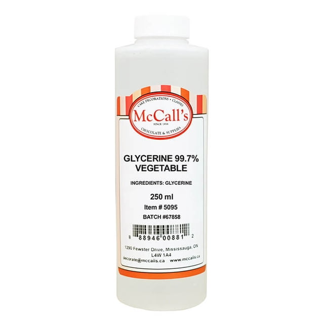 GLYCERIN 99.7% VEGETABLE 250ML / 10.5OZ NET