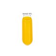 thumbnail image 2 of Unique Bargains 100 Pcs Capuchons d'Extrémité en Caoutchouc 4 mm Couvercle PVC Vinyle Protecteur de Filetage de Vis Capuchons Ronds pour Tablette en Fil Jaune, 2 of 5