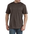 thumbnail image 1 of Dickies T-Shirt à Manches Courtes pour Homme, Col Ras du Cou Épais, 5TG, Chocolat Chiné, 1 of 1