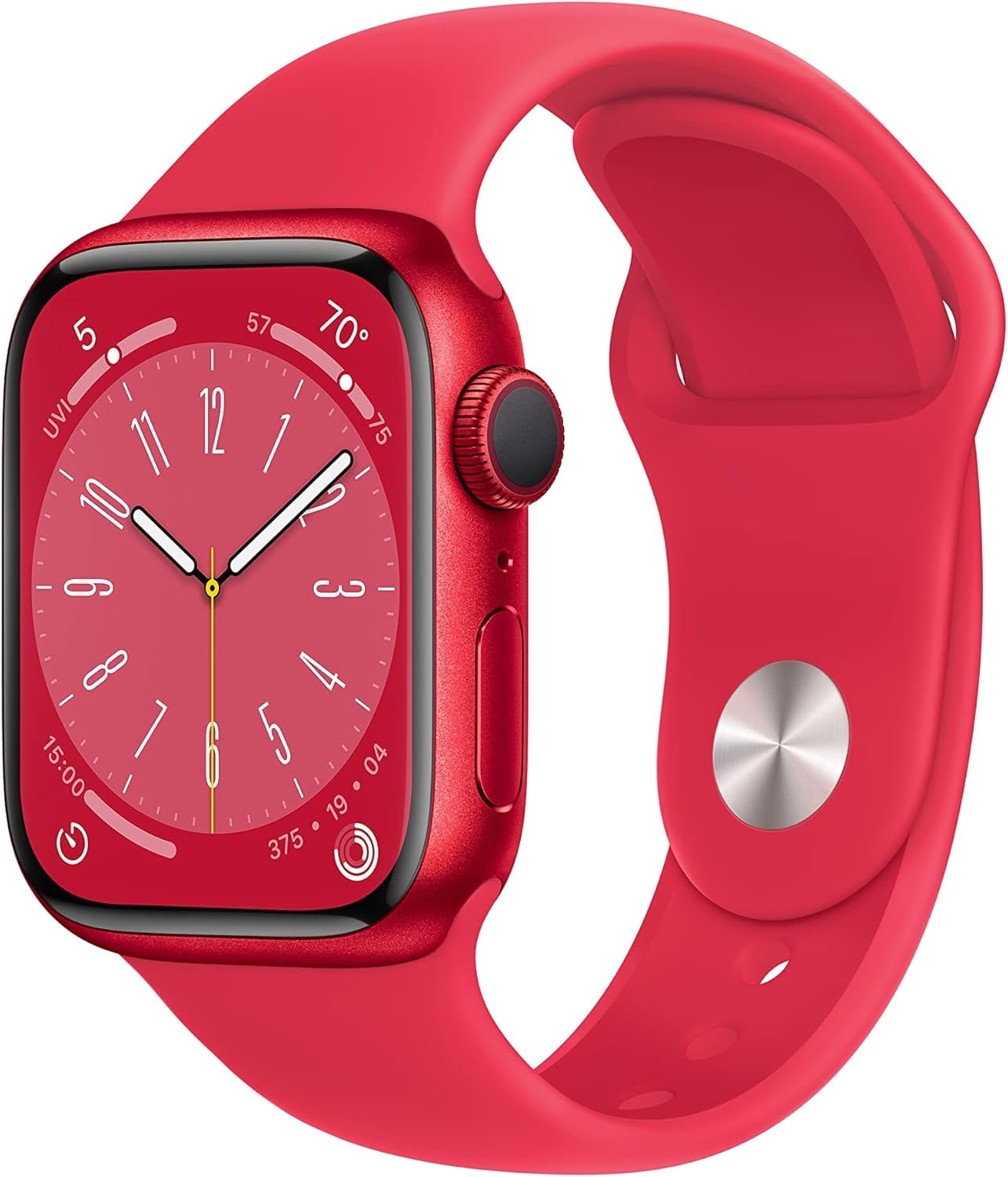Refurbished Apple Watch Series 8 Aluminum 45mm A2774 (GPS Only, No Cellular) Red (Grade A)