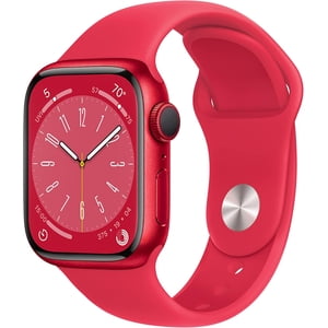 Rénovés Apple montre Series 8 Aluminium 45mm A2774 (GPS Seulement, sans cellule) Rouge (grade A)